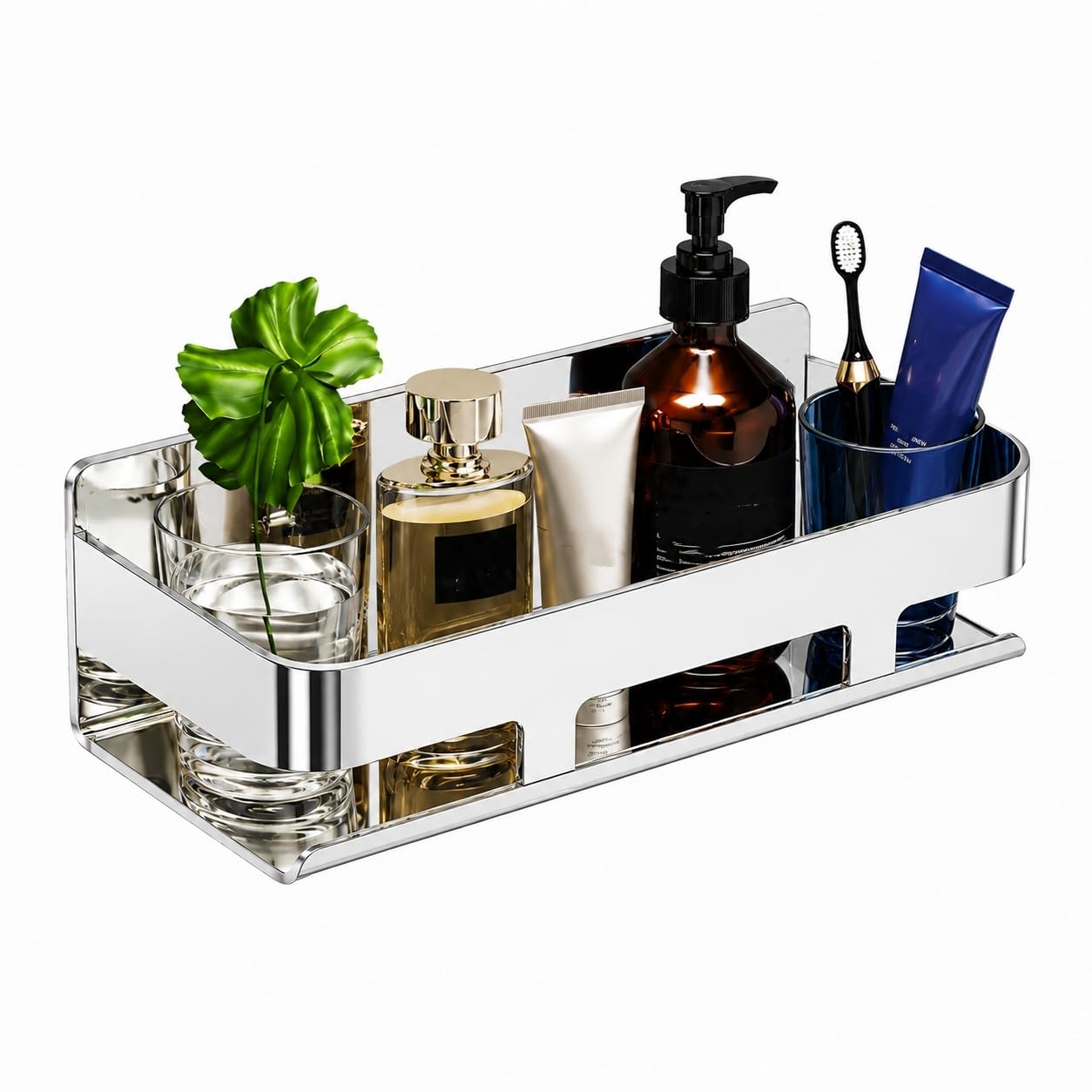 Duschregal Edelstahl 2er-Set – Ohne Bohren